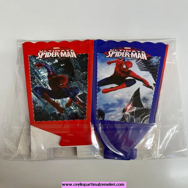 Spıderman Temalı Popcorn Kutusu